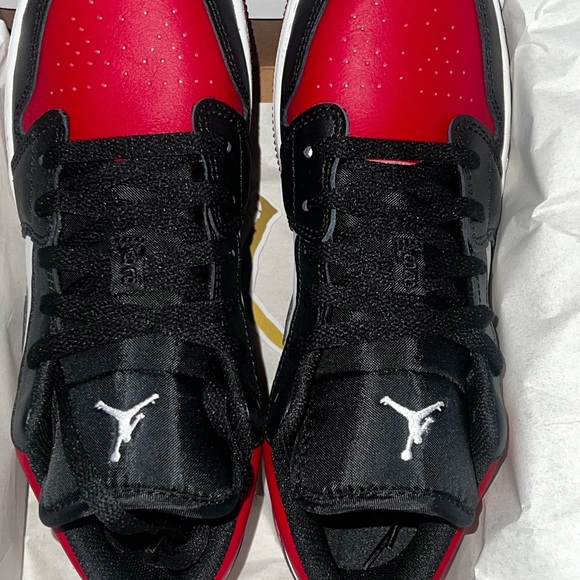 Jordan Red and Black Athletic Sneakers - Picture 1 of 4